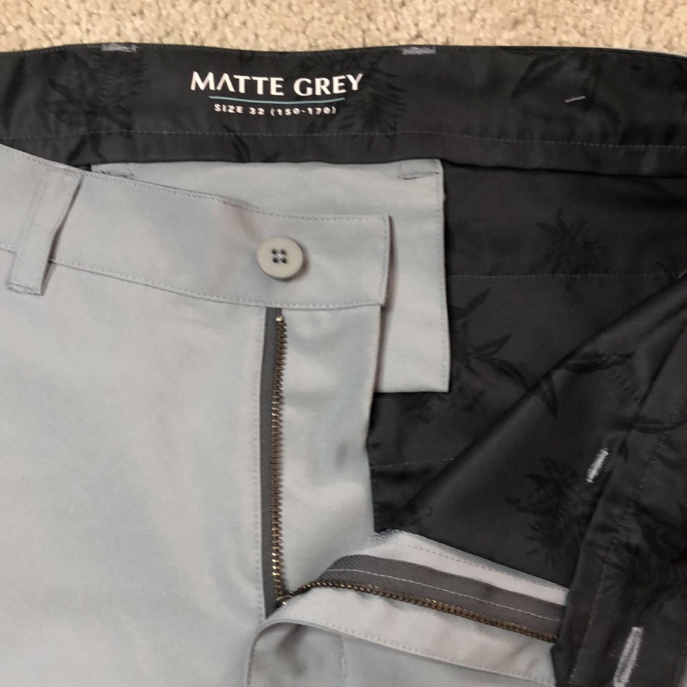 Matte Grey Golf Pants Pants 32X32 - Picture 4 of 7